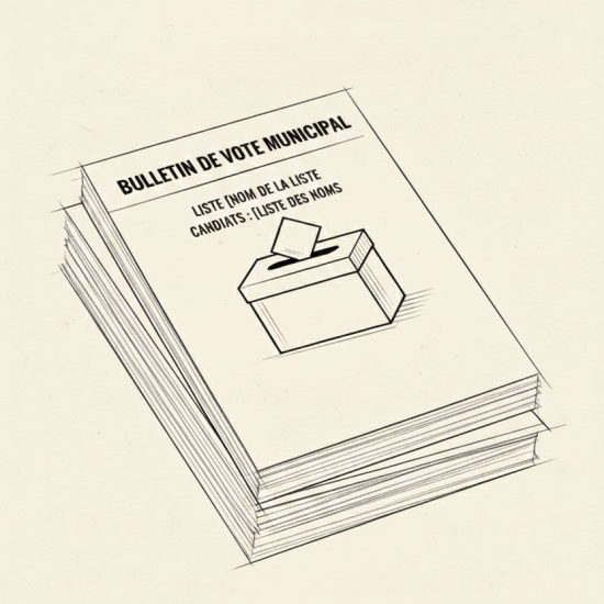 Bulletins de vote - Élections Municipales